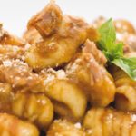 Close up of traditional Carloforte pasta
