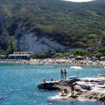 Ponza, la spiaggia di Frontone