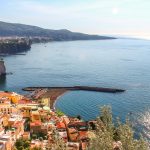 Sorrento coast viewed from road to Sorrento
