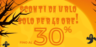 Spaventose Offerte di Halloween fino al 30% di sconto!