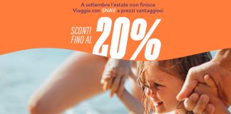 L’estate continua con SNAV sconti fino al 20%!